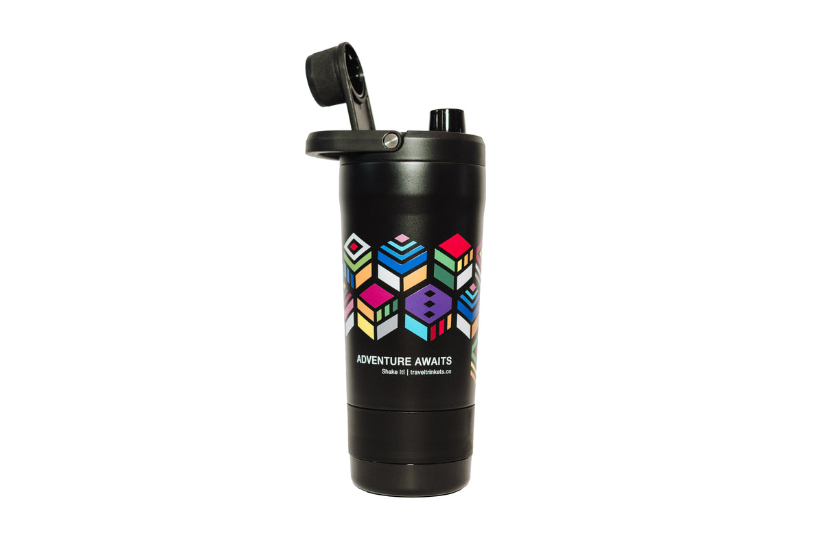 Shake It, Make It - 720ml shaker water bottle